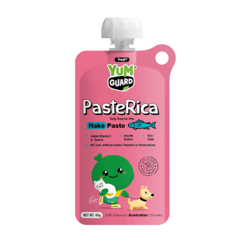 Yum Guard 45g Paste Rica ((Hake Paste)) 營加貓犬零食 營養肉醬包 鱈魚肉泥 45克 (EXP: 11月/2027)